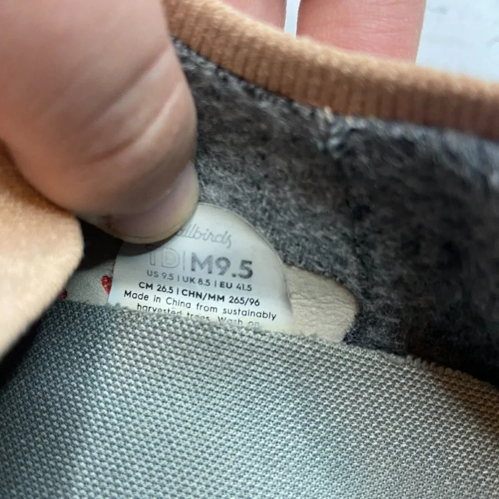 Allbirds Men 9.5 Tree Dasher Shoe Coral Pink Sneaker Lace Up Athletic Active Gym - Picture 8 of 9